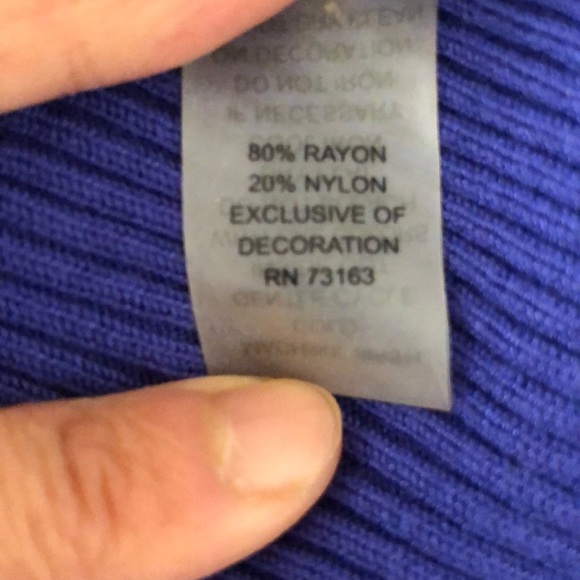 🛍Cable & Gauge Purple laced sleeve top - Picture 4 of 4